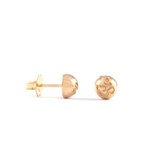 18K Pink Gold Stud Earring - pair (EEST01)