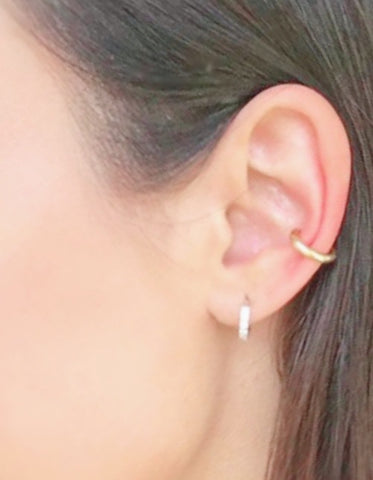 18K Gold ear cuff - single (EEST04)