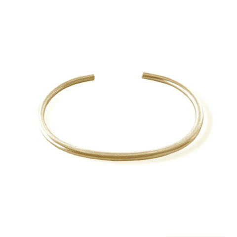 18K Yellow Gold EKA Cuff Matte (EBCU03)